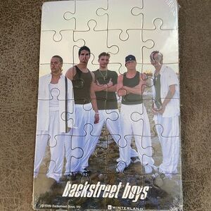 Backstreet Boys Puzzle 6x4”White & Black Outfit Photo